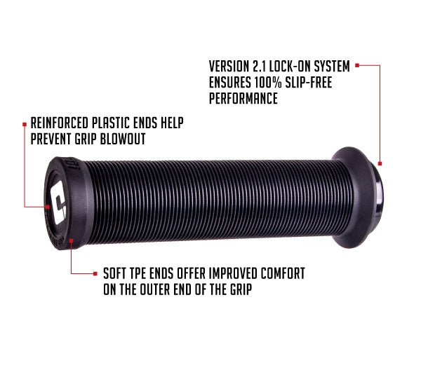 ODI Longneck v2.1 Lock-On 135mm Black w/Black Clamp
